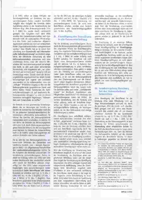 Vorschauseite 2: Betreuungsbehörden und Datenschutz