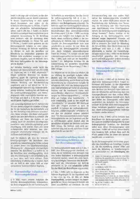 Vorschauseite 3: Betreuungsbehörden und Datenschutz