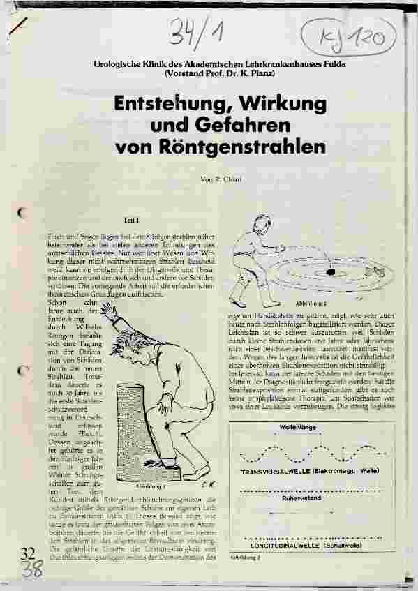 Vorschauseite 1: Entstehung, Wirkung und Gefahren von Röntgenstrahlen