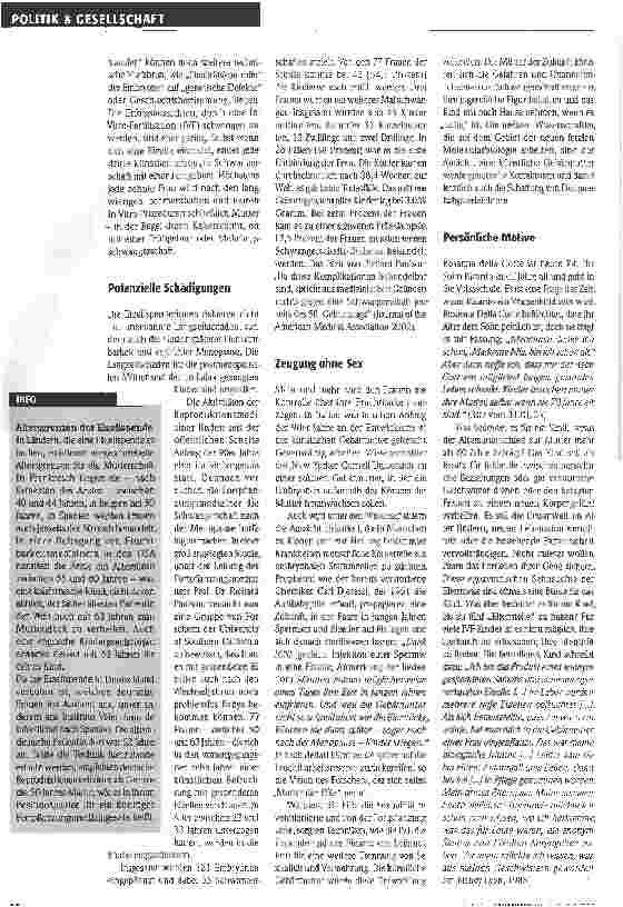 Vorschauseite 3: Schwanger nach der Menopause