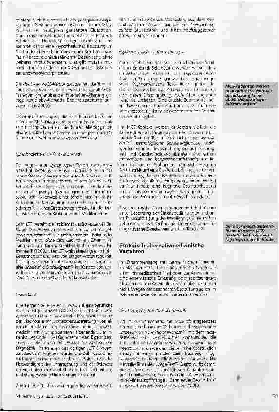 Vorschauseite 4: Umstrittene Verfahren in der Umweltmedizin am Beispiel der Multiple Chemical Sensitivity