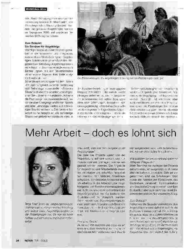 Vorschauseite 2: Angehörige sind Partner