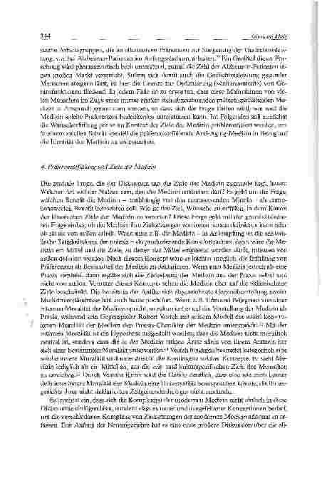 Vorschauseite 6: Die Präferenzorientierung der modernen Medizinals ethisches Problem. Ein Aufriss am Beispiel der Anti-Aging-Medizin