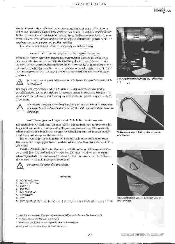 Vorschauseite 2: Allgemeine Regeln zur Sichtkontrolle, Pflege und Funktionskontrolle