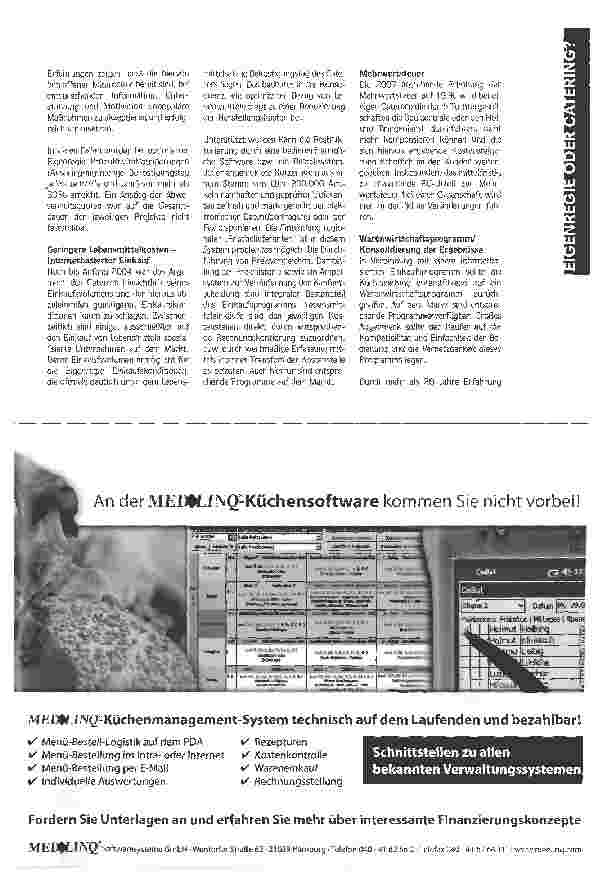 Vorschauseite 3: Optimierte Eigenregie oder externes Catering?