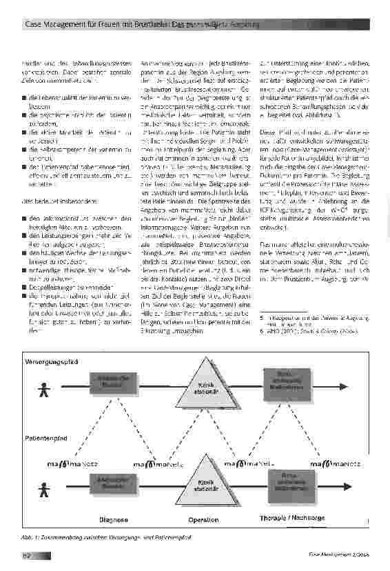 Vorschauseite 2: Case Management für Frauen mit Brustkrebs: Das mammaNetz Augsburg