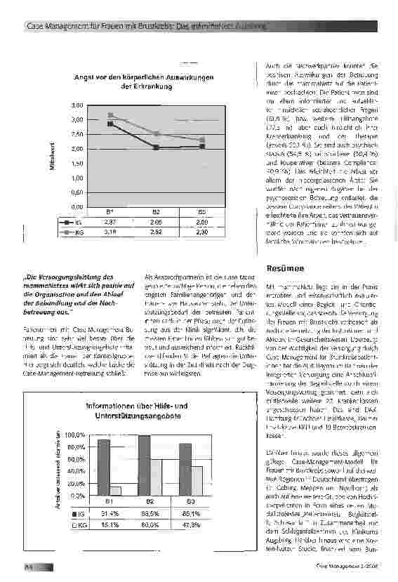 Vorschauseite 4: Case Management für Frauen mit Brustkrebs: Das mammaNetz Augsburg