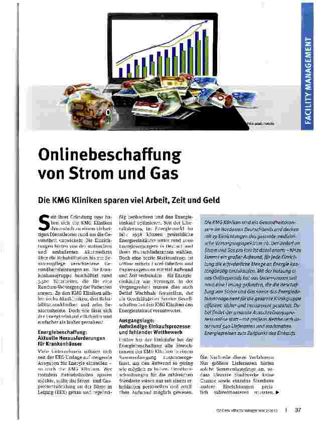 Vorschauseite 1: Onlinebeschaffung von Strom und Gas