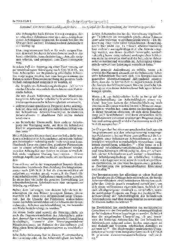 Vorschauseite 5: Der besondere Kündigungsschutz nach den j§ 85 ff. SGBIX im Spiegel der Rechtsprechung der Verwaltungsgerichte