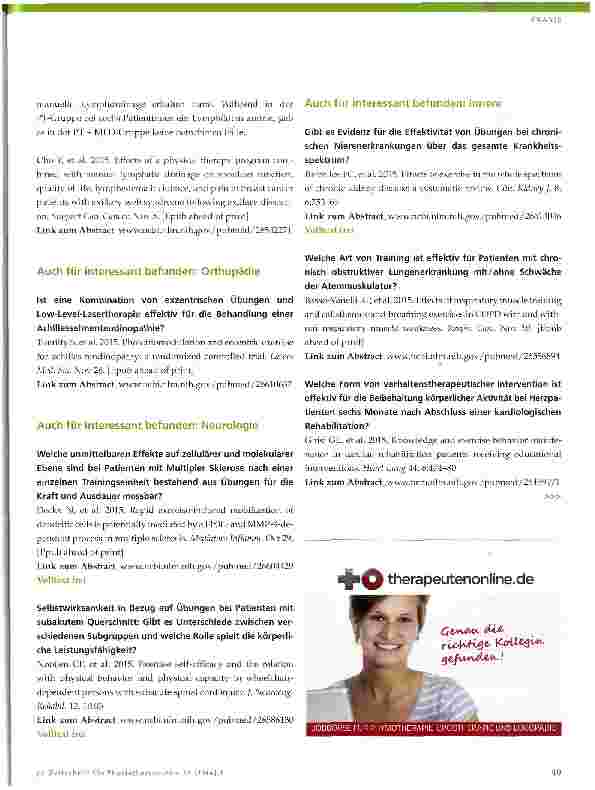 Vorschauseite 5: Evidenz-Update 1_2016