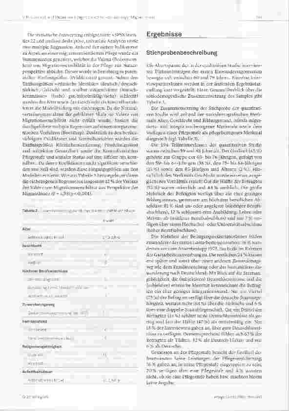 Vorschauseite 5: Der Migrationshintergrund in multikulturellen Pflegearrangements