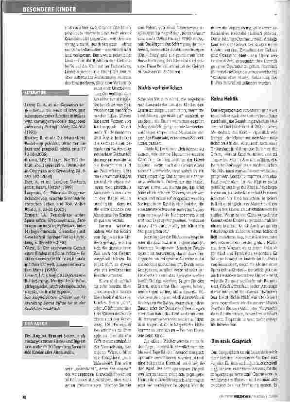 Vorschauseite 2: Diagnose Spina bifida