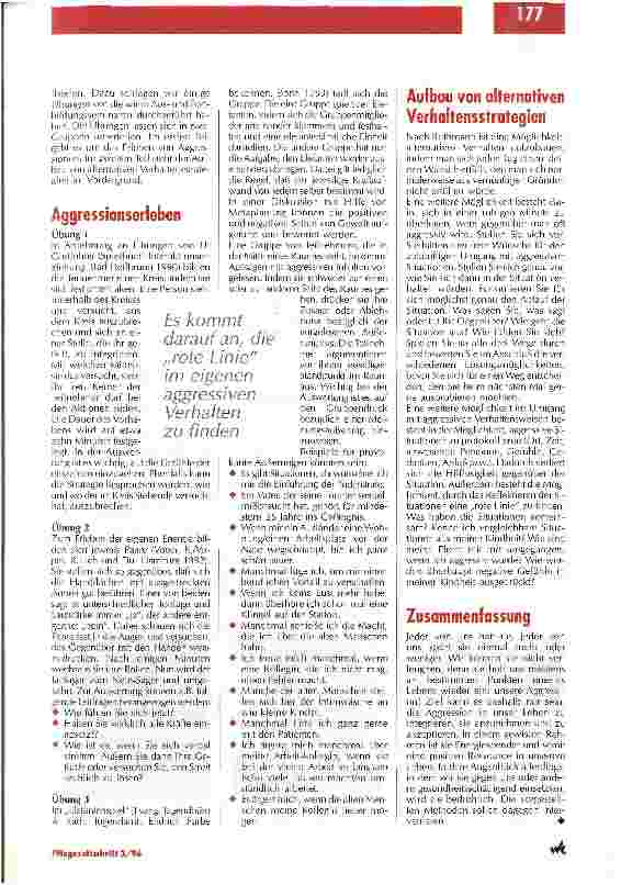 Vorschauseite 4: Sensibilisieren Sie sich für den Umgang mit den eigenen Aggressionen Gewalt in der Pflege