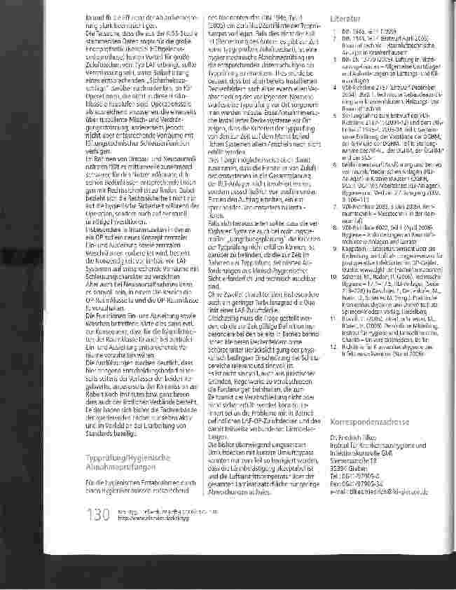 Vorschauseite 5: Raumlufttechnische Anlagen -Quo Vadis