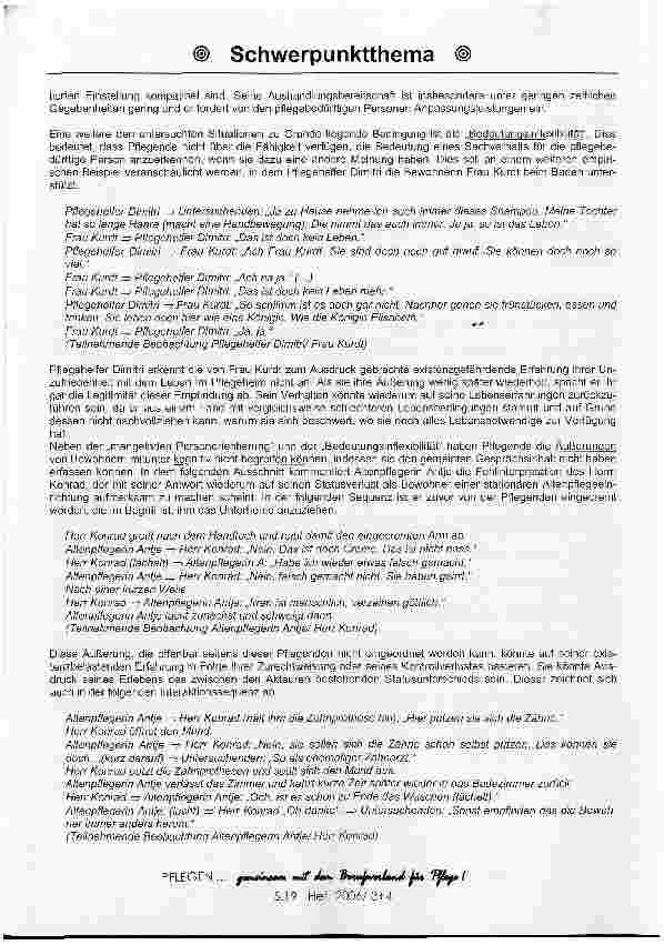 Vorschauseite 3: Situationsverstehen und Situationsbewältigung in der stationären Altenpflege
