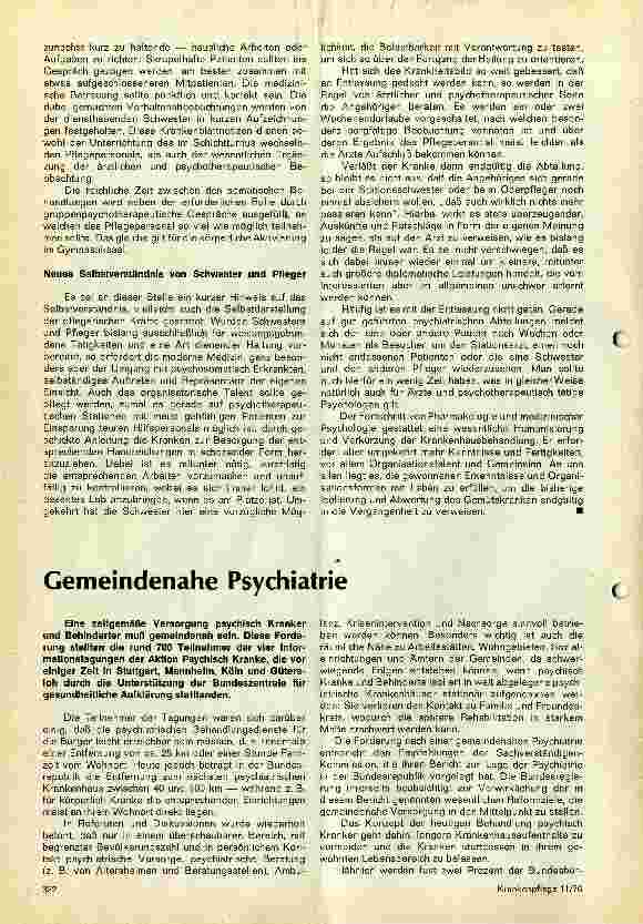 Vorschauseite 2: Aufgaben und Organisation im psychotherapeutisch orientierten Nervenkrankenhaus