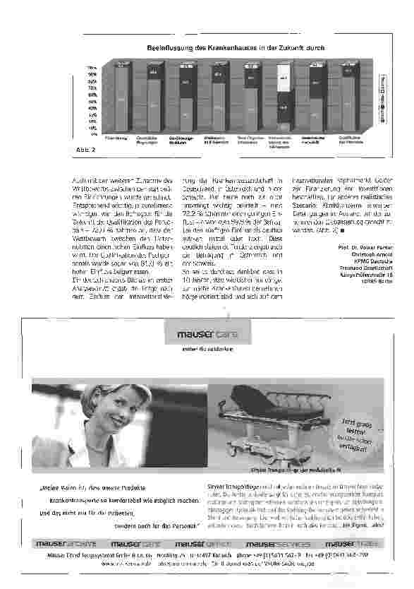 Vorschauseite 3: Am wichtigsten: Das Geld - Analyse der Technischen Universität Dresden zur Entwicklung des Klinikmarkts