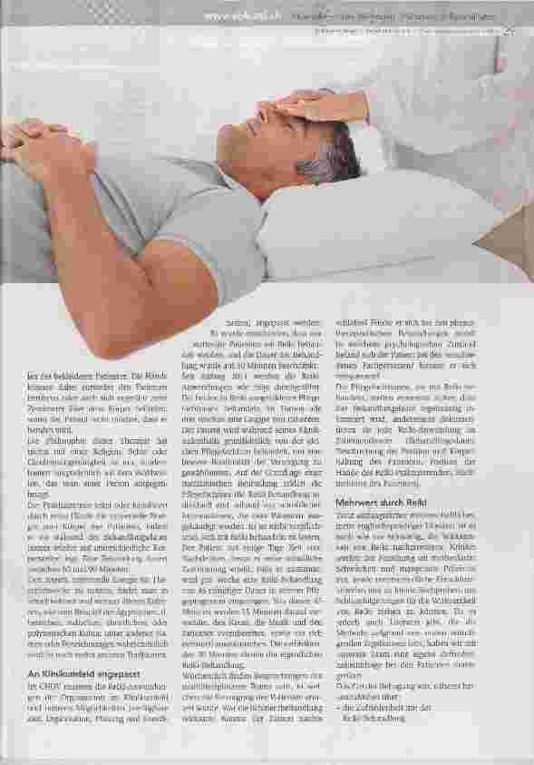 Vorschauseite 2: Reiki bei chronischen Schmerzpatienten