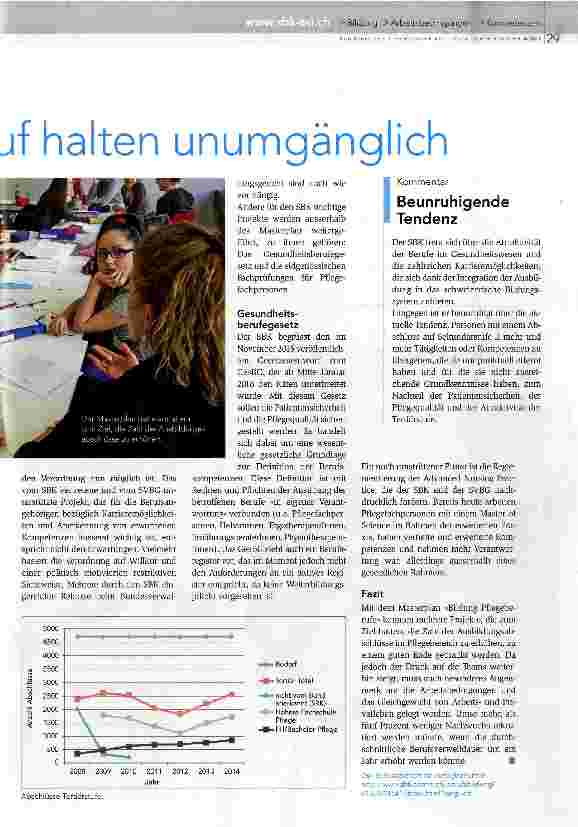 Vorschauseite 2: Ausbildung ist wichtig, im Beruf halten unumgänglich