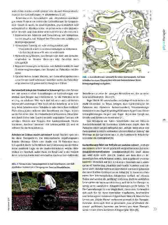 Vorschauseite 2: Gartentherapie Behandeln im Grünen