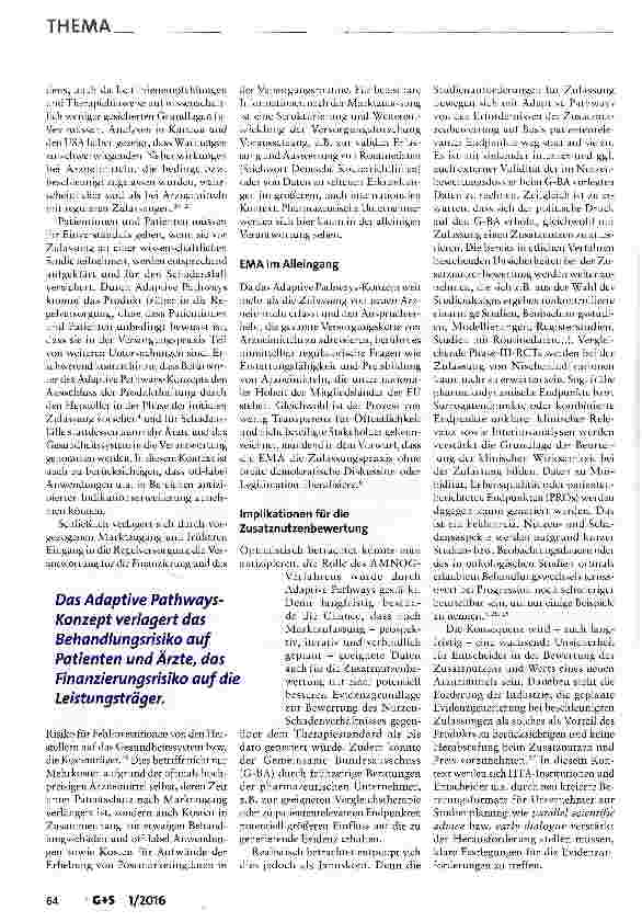 Vorschauseite 6: Adaptive Pathways