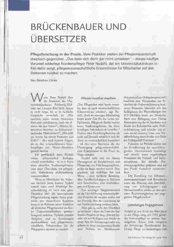 Vorschauseite 1: BRÜCKENBAUER UND ÜBERSETZER