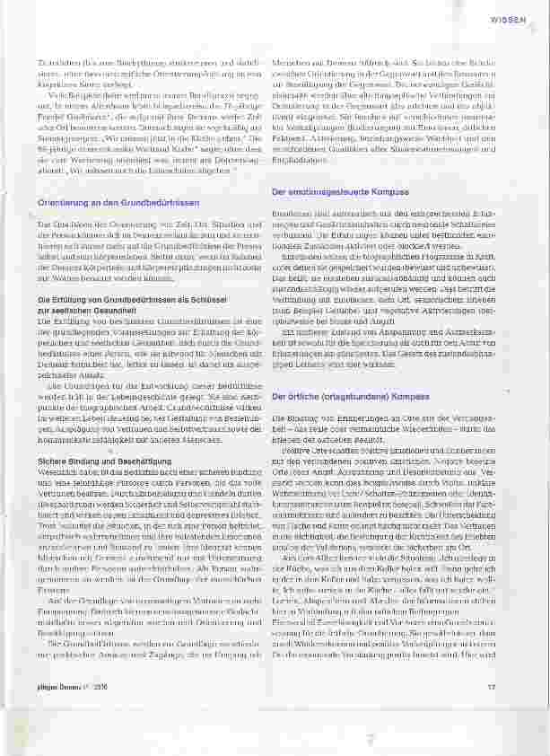 Vorschauseite 2: Der biographische Kompass