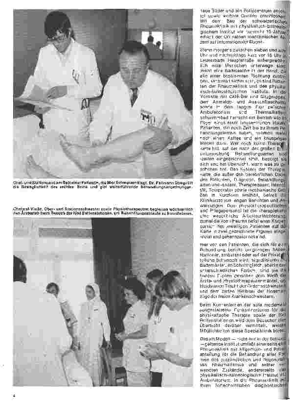 Vorschauseite 3: Rheumaklinik u.physikalisch-balneologisches Institut Leukerbad (Wallis