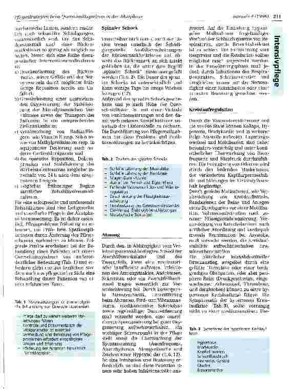 Vorschauseite 2: Pflegestrategien beim Querschnittsyndrom in der Akutphase