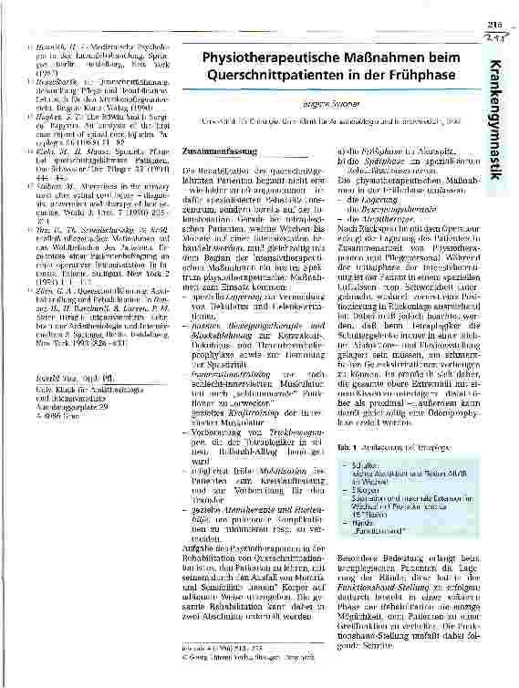 Vorschauseite 6: Pflegestrategien beim Querschnittsyndrom in der Akutphase