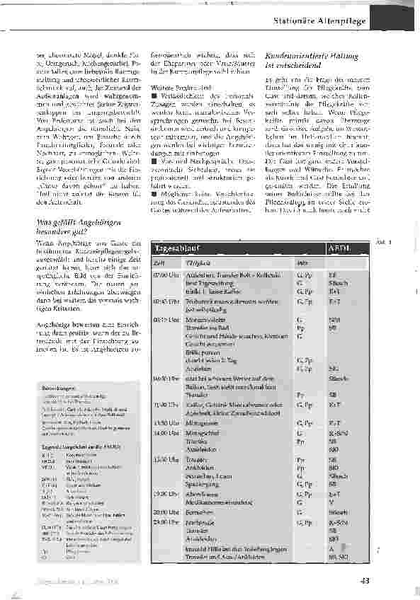 Vorschauseite 2: Mehr Service in der KurzzeitpflegeTeil 1