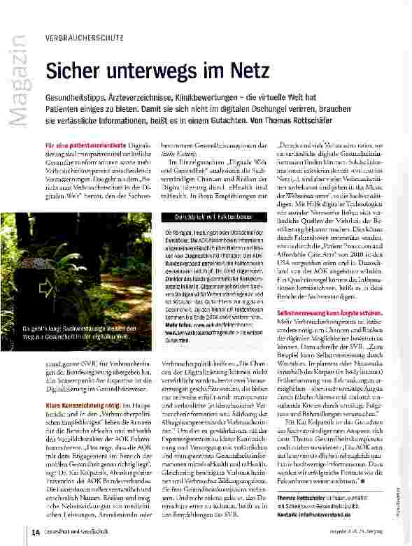 Vorschauseite 1: Sicher unterwegs im Netz