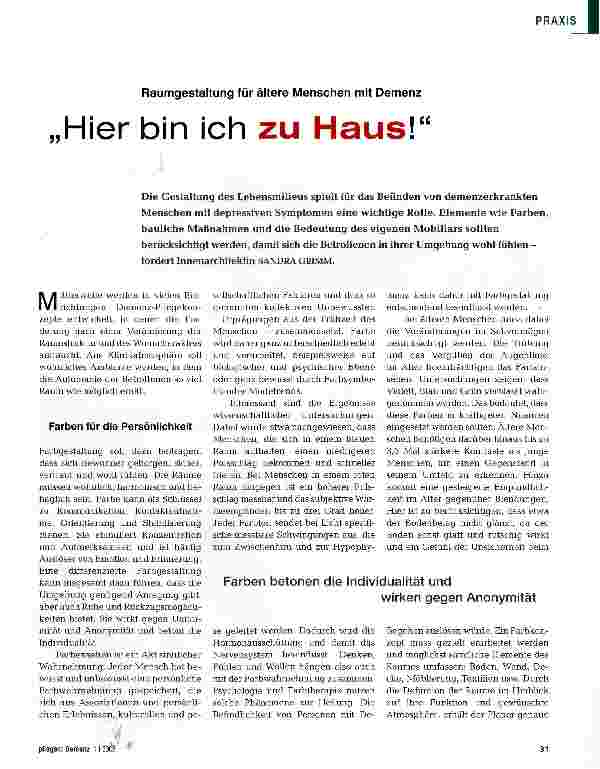 Vorschauseite 1: „Hier bin ich zu Haus!