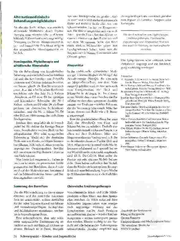 Vorschauseite 3: Skrofulose