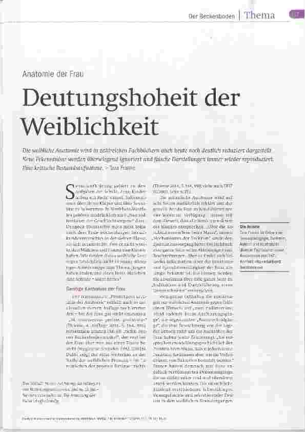 Vorschauseite 2: Deutungshoheit der Weiblichkeit