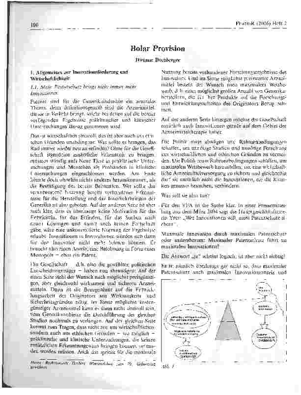 Vorschauseite 1: Bolar Provision