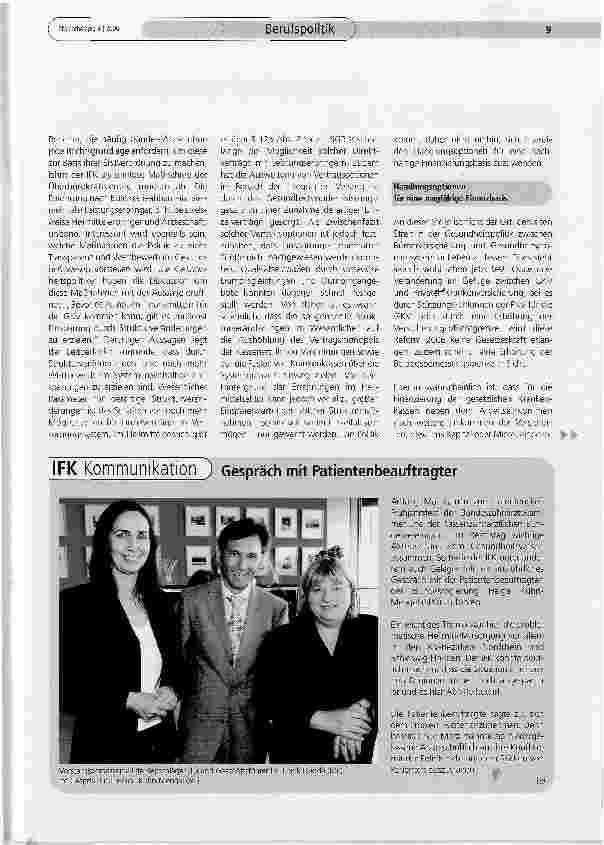 Vorschauseite 2: Gesundheitsreform 2006 - Konzeptionelle Verunsicherung