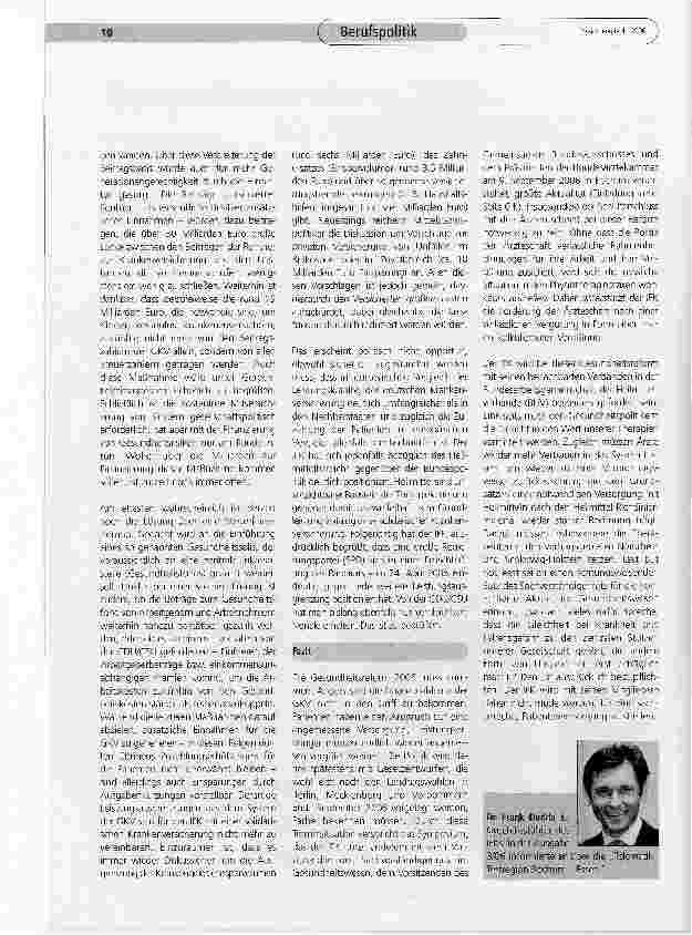 Vorschauseite 3: Gesundheitsreform 2006 - Konzeptionelle Verunsicherung
