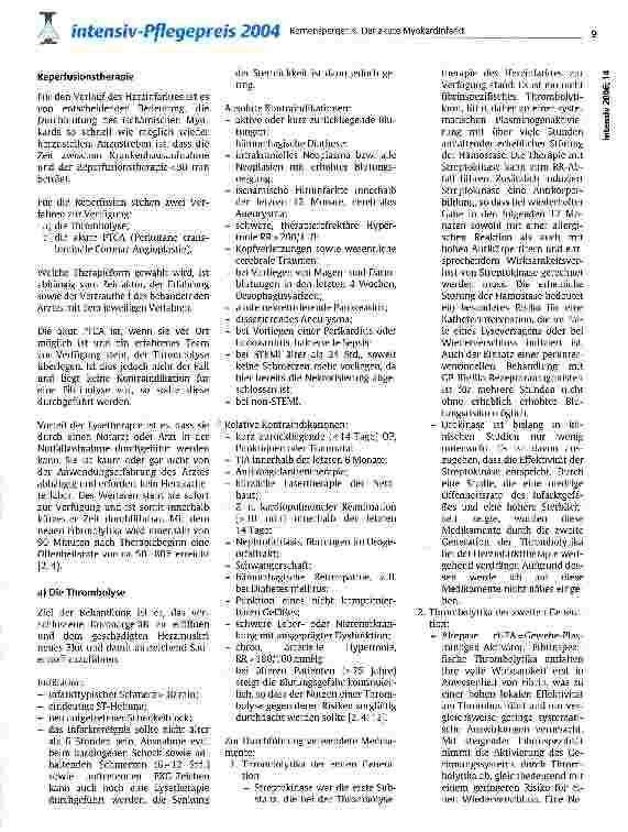 Vorschauseite 6: Der akute Myokardinfarkt