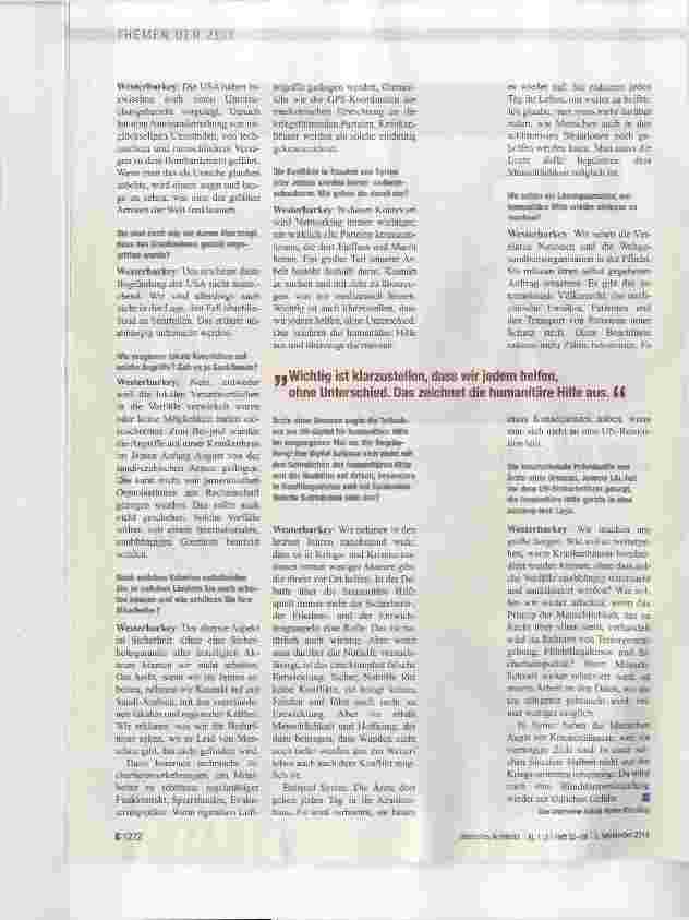 Vorschauseite 2: Wir machen uns große Sorgen