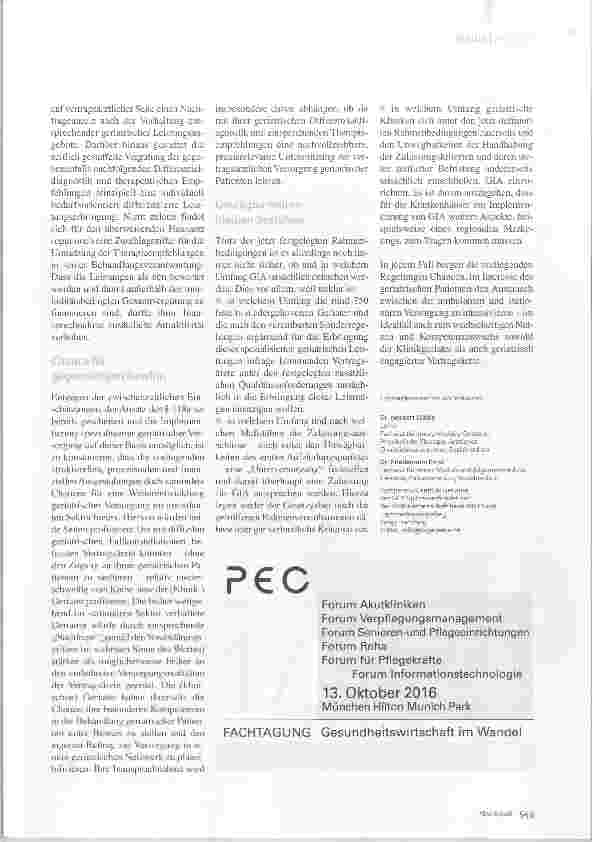 Vorschauseite 4: Geriatrische Institutsambulanz Einsteigen bitte