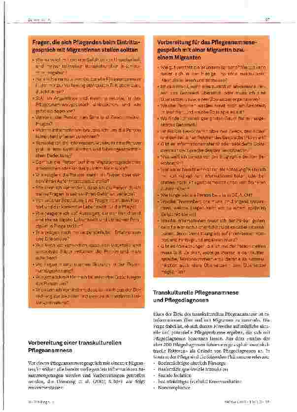 Vorschauseite 5: Transkulturelle Pflegeanamnese und Pflegediagnostik