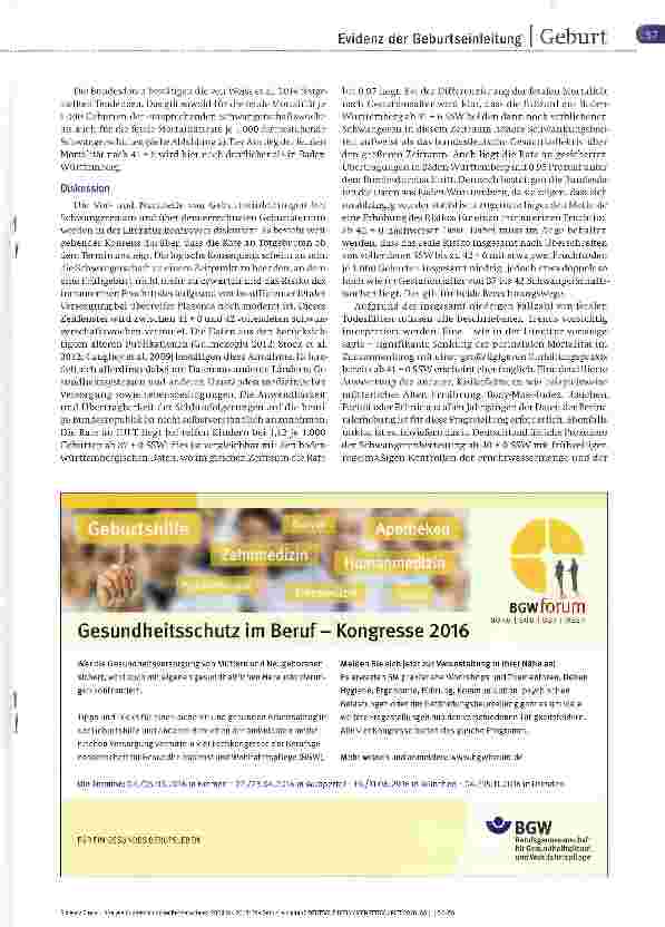 Vorschauseite 4: Die Geburt einleiten?