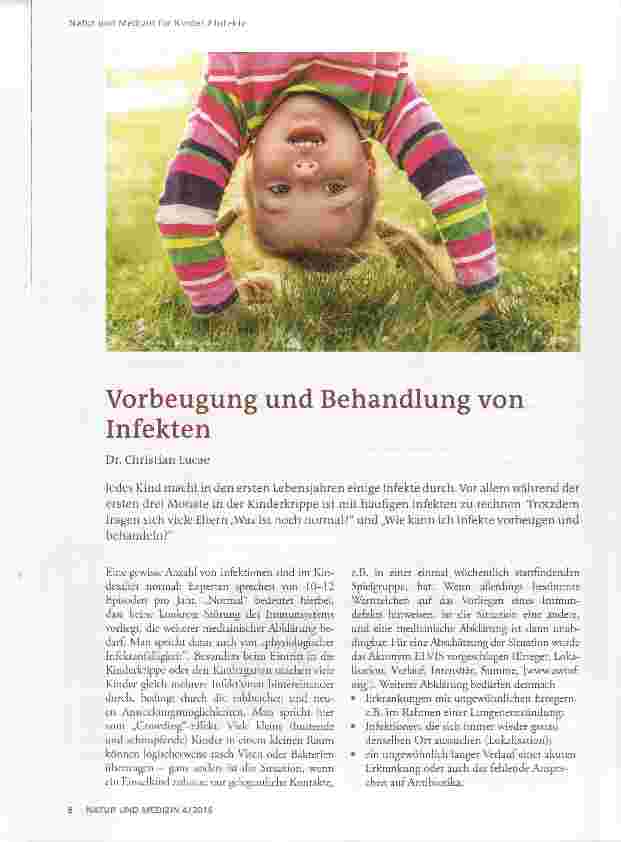Vorschauseite 1: Vorbeugung und Behandlung von Infekten