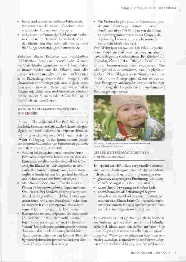 Vorschauseite 2: Vorbeugung und Behandlung von Infekten