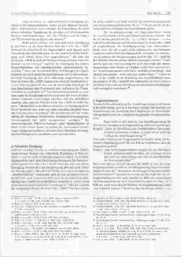 Vorschauseite 4: Abschluss und Beendigung von Vorstandsund Geschäftsführerverträgen Ein Überblick