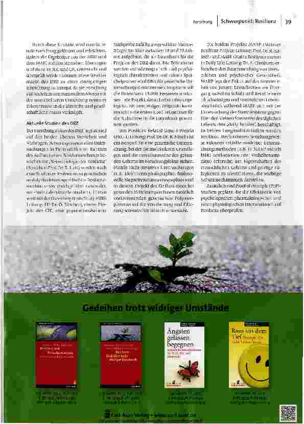 Vorschauseite 3: Das Gehirn als „Resilienz-Organ