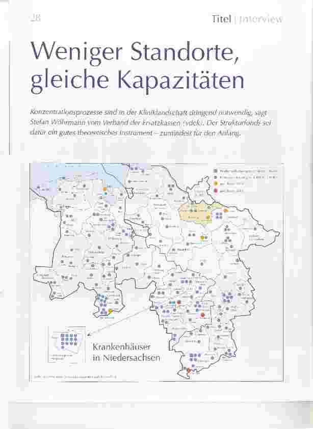 Vorschauseite 1: Weniger Standorte, gleiche Kapazitäten