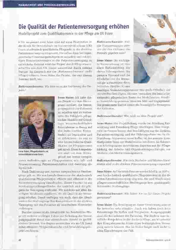 Vorschauseite 1: Die Qualität der Patientenversorgung erhöhen