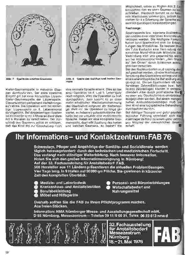 Vorschauseite 3: Zahn-Mundund Kieferchirurgie 7. Folge: Lippen-, Kiefer-, Gaumenspalten